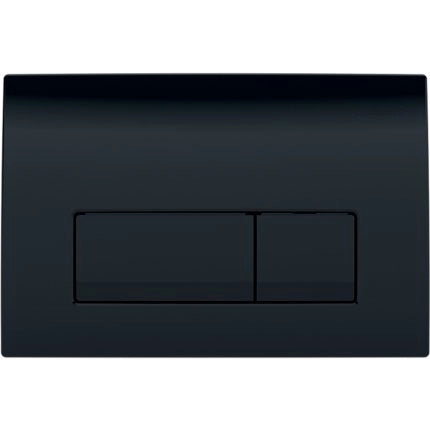 Clapetă De Acţionare Rezervor Incastrat Geberit Delta50 Negru Intens Ral 9005