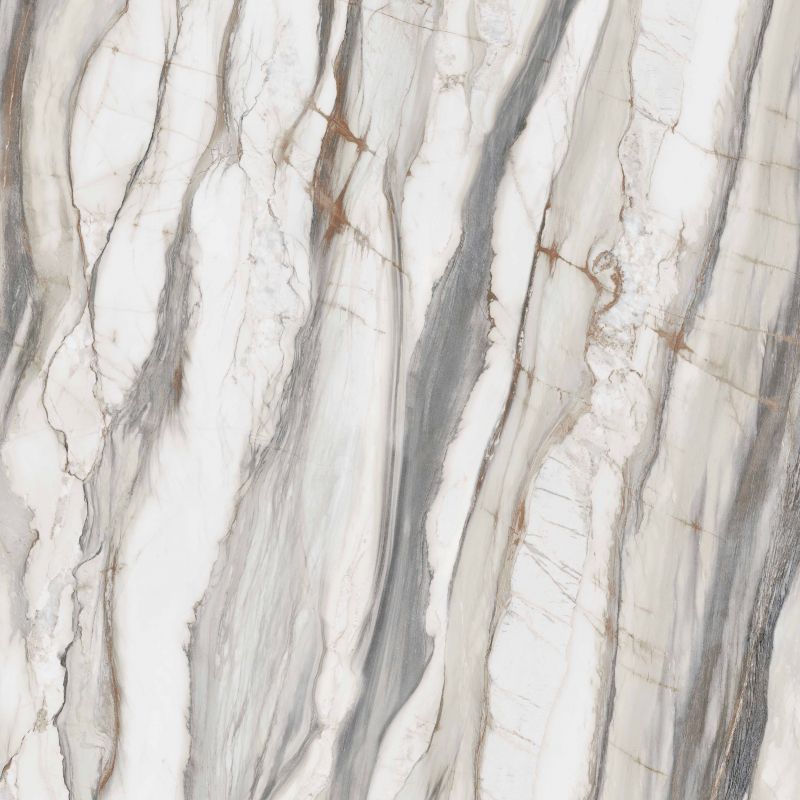 Gresie Abk Sensi 900 Oyster White, Aspect Marmura, Lucios, 120X280 Cm