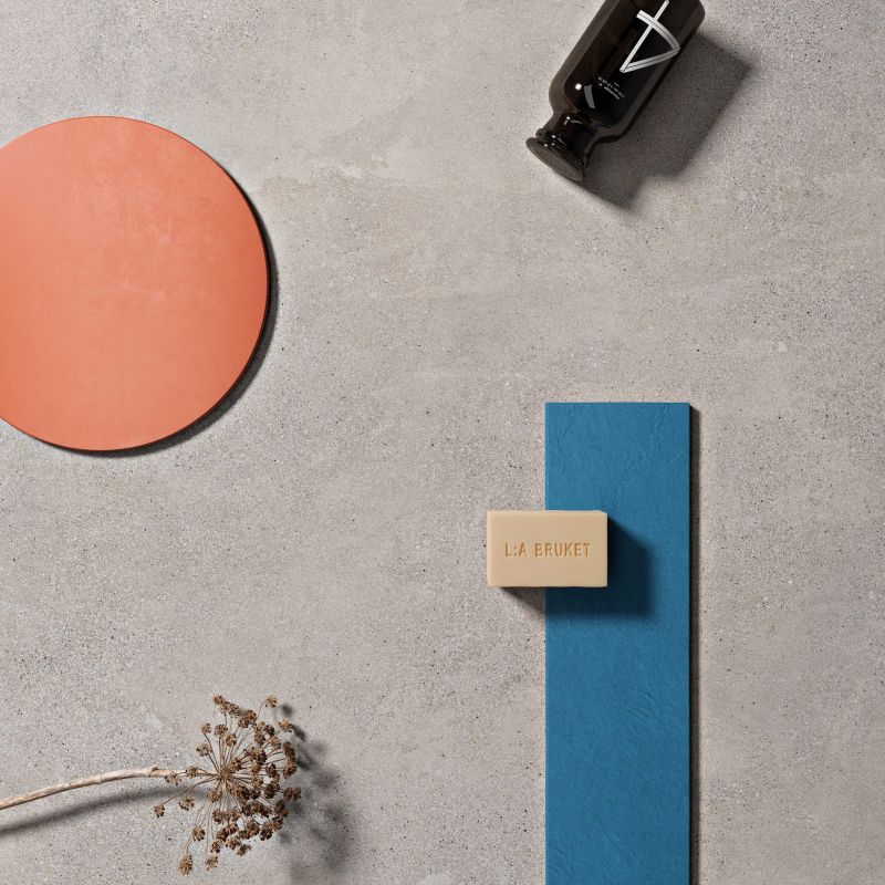 Gresie ABK Blend Concrete Ash, Aspect Beton, Mat, 120x120 cm