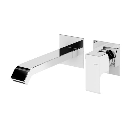 Baterie lavoar din perete BRUMA LINEA, crom, include corp incastrat