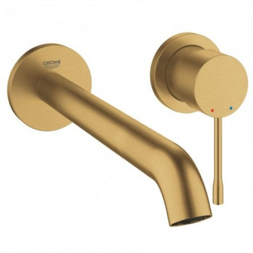 Ornament Baterie Lavoar Perete Grohe  Essence L-Size, 230 Mm, Brushed Cool Sunrise (Montaj Cu 23571000)