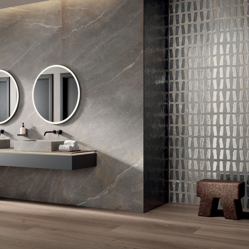 Gresie Abk Poetry Stone Piase Mud, Aspect Piatra, Mat, 120X280 Cm