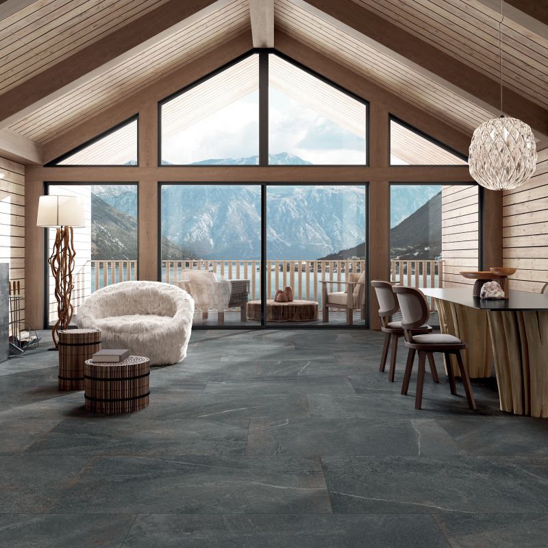 Gresie Abk Poetry Stone Piase Smoke, Aspect Piatra, Mat, 120X280 Cm