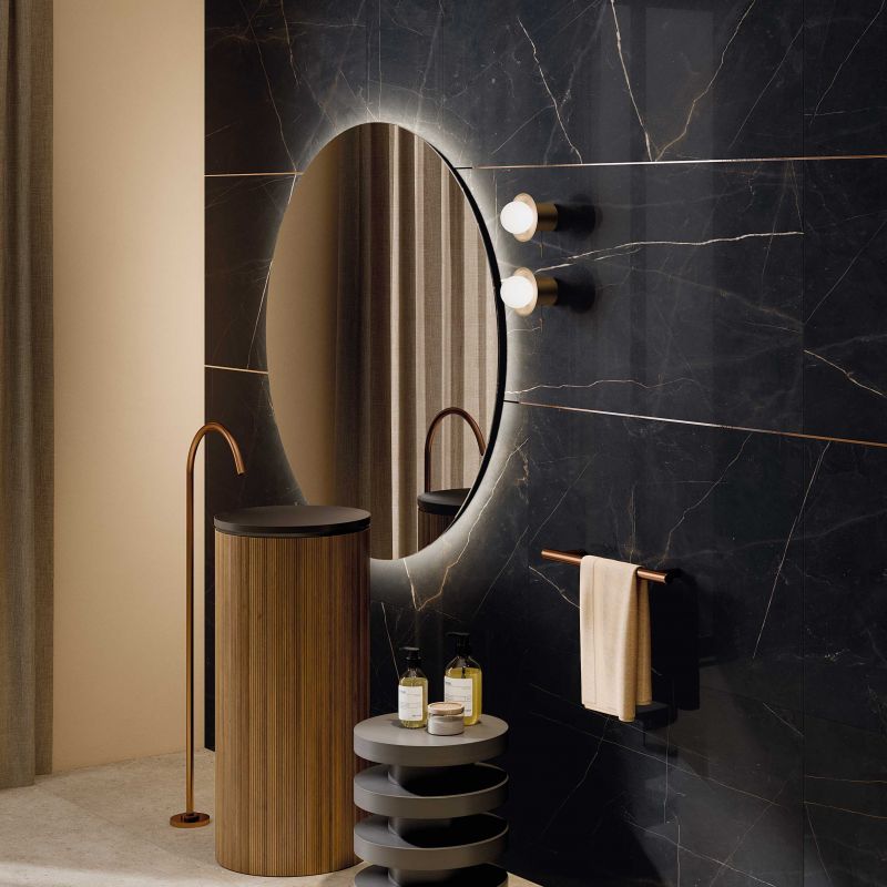 Gresie Abk Sensi 900 Precious Black, Aspect Marmura, Mat, 60X120 Cm