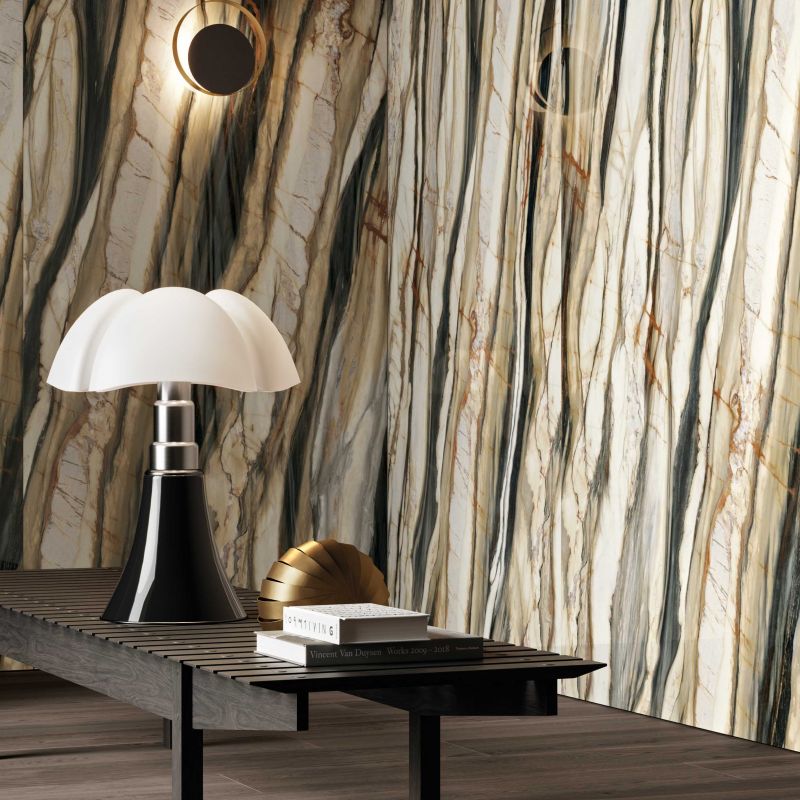 Gresie Abk Sensi 900 Oyster Gold, Aspect Marmura, Mat, 120X280 Cm