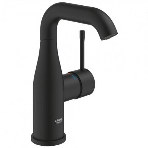 Baterie Grohe Lavoar Essence M-Size, Fara Ventil, Negru Mat