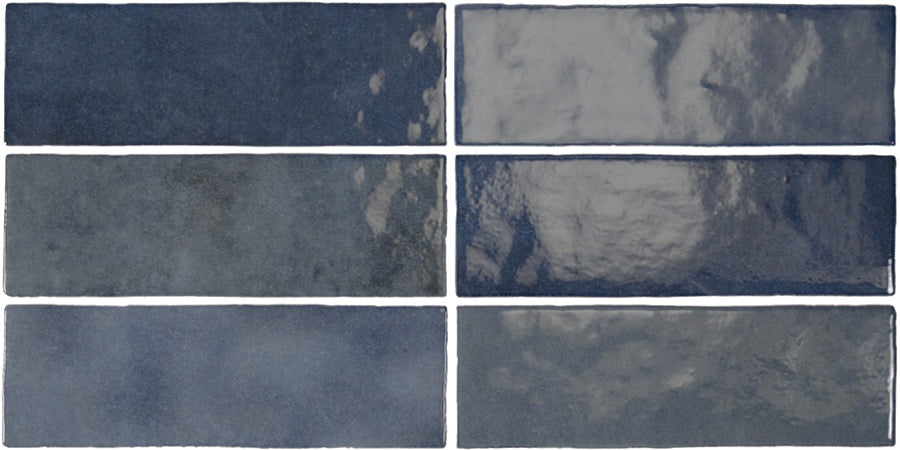 Faianta Equipe, Artisan Colonial Blue, Lucios, Aspect Uni, 6,5x20cm