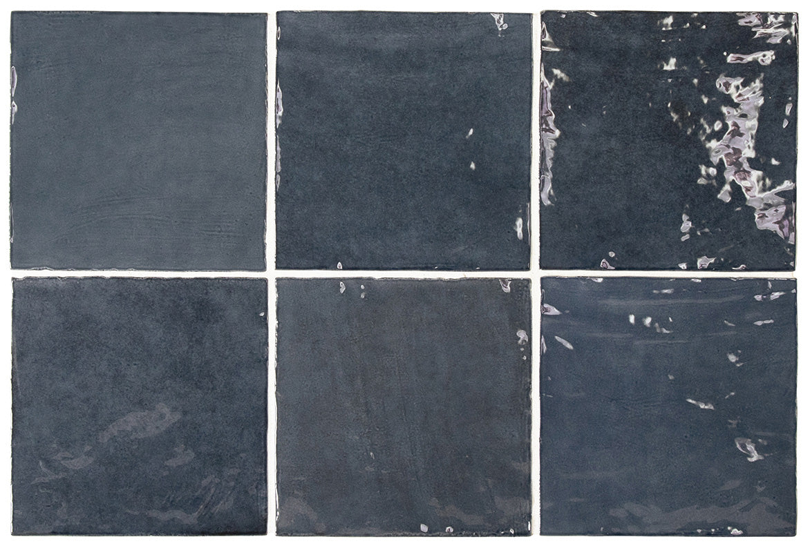 Faianta Equipe La Riviera Blue Reen, Lucios, Aspect Uni, 13,2x13,2cm