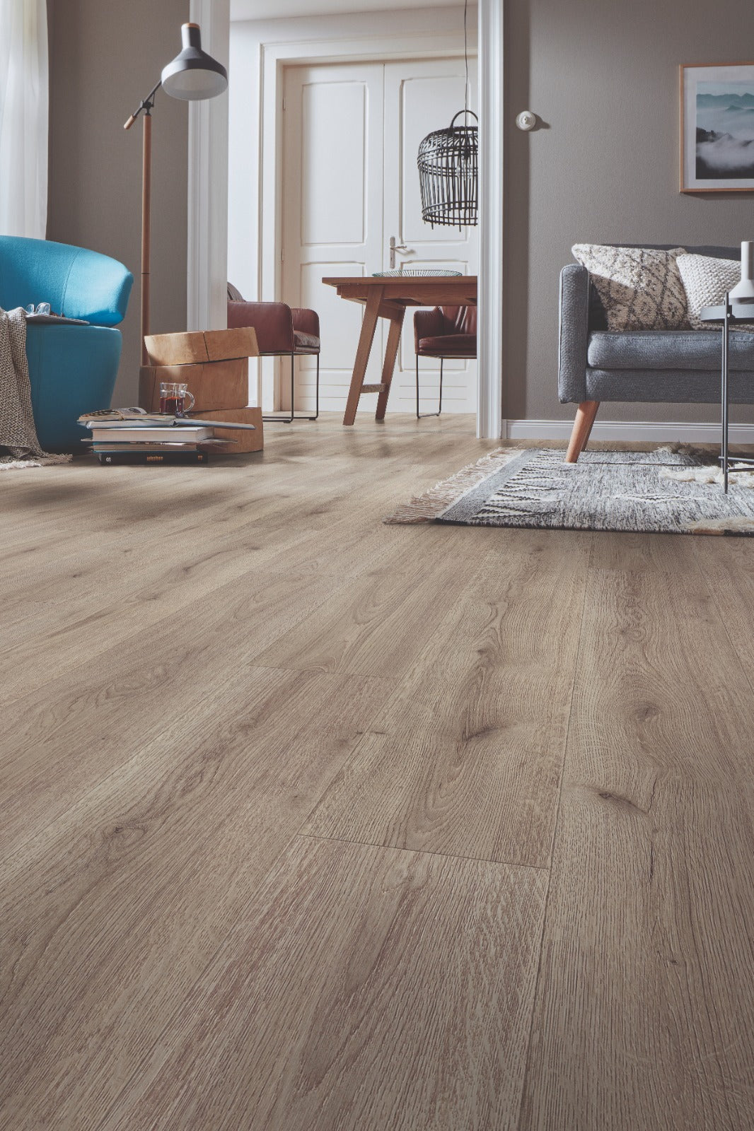 Parchet Kronotex Laminat Advanced 8Mm D3126 Trend Oak Gri