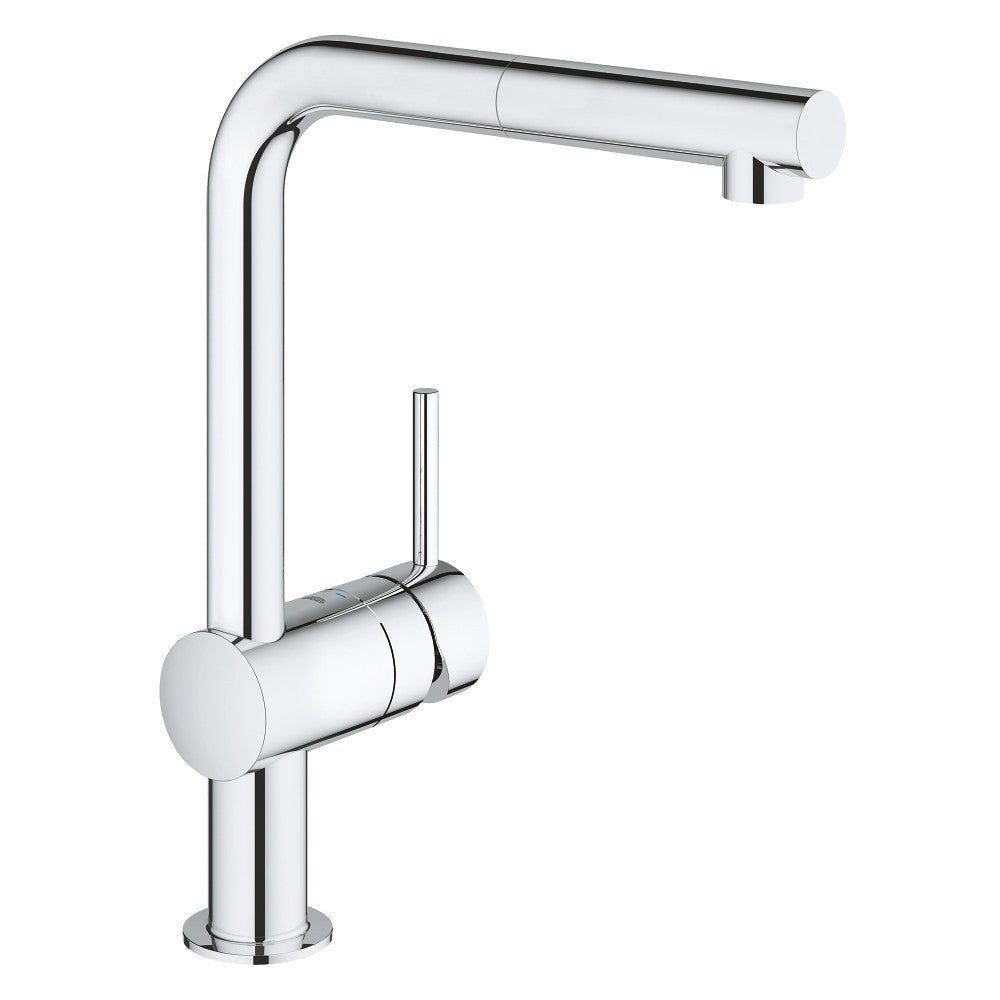 Baterie Bucatarie Grohe Minta, Pipa Extractibila