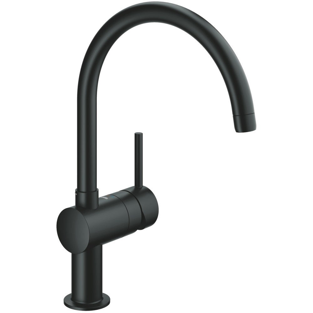 Baterie Bucatarie Grohe Minta Velvet Black Pipa Tip C