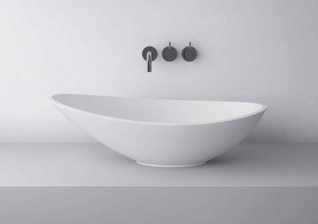 Lavoar Cast Marble  Atena 56,4X32,3X17,3 Cm, Fara Preaplin