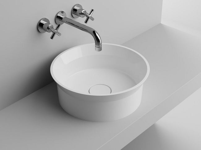 Lavoar Cast Marble Dresda Diam. 40 Cm, H.15.9 , Fara Preplin