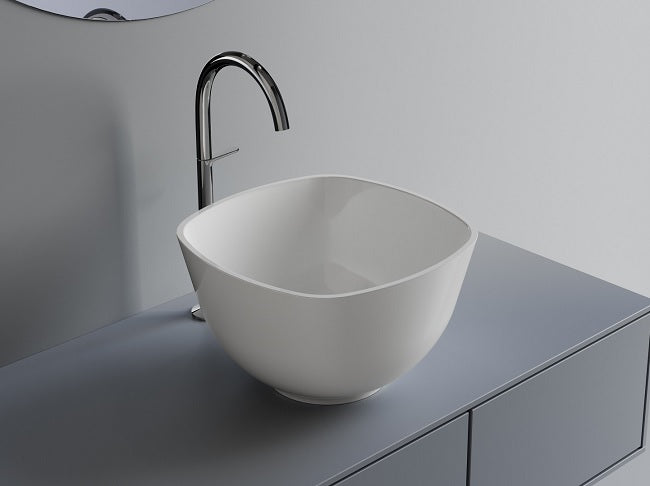 Lavoar Cast Marble Volos 35X35X21 Fara Preplin