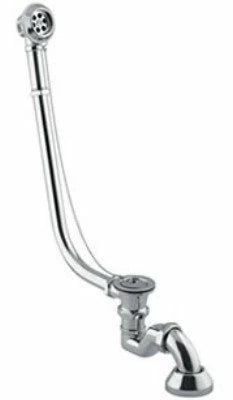 Sifon Besco Cada Metalic Cu Click-Clack Fara Preaplin, Crom (Pentru Cazile Gloria, Otylia, Amelia, Gracja)