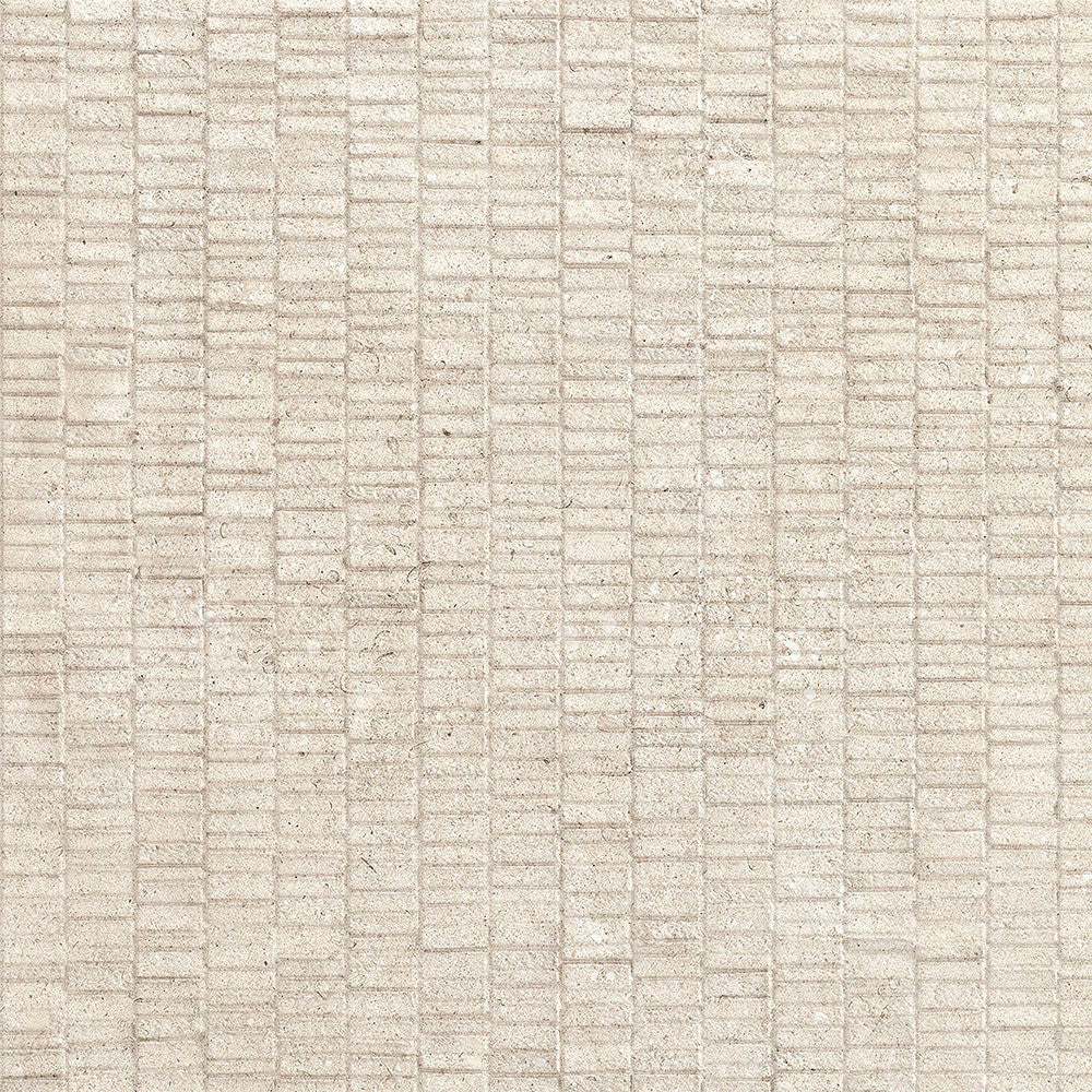 Gresie Atlas Concorde Solution, Yacht Trame Ivory, aspect Piatra, Mat, 40x80cm