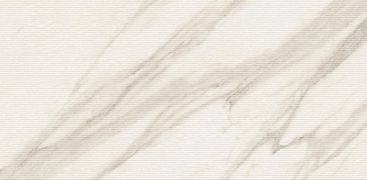 Faianta Atlas Concorde, Marvel 3D Reed Calacatta Bernini, Aspect Marmura, Mat, 50x120cm