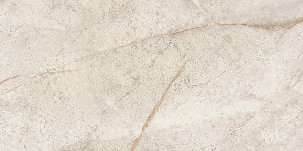 Gresie Atlas Concorde, Marvel Diva White Everest, aspect Marmura, Lucios, 60x120cm