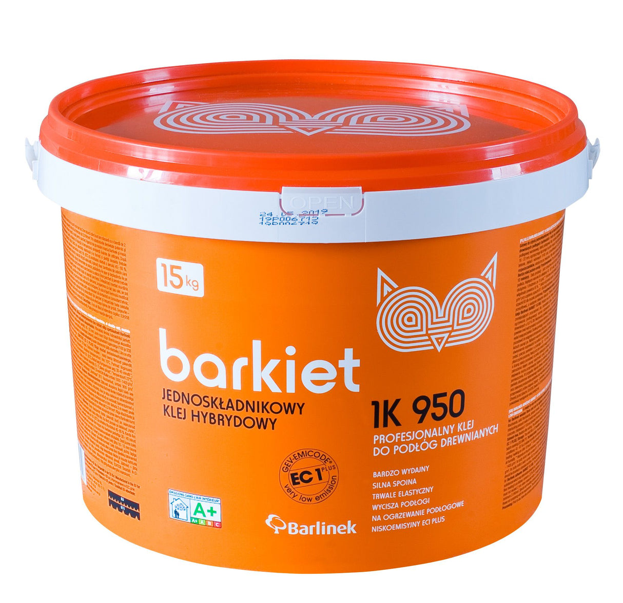 Adeziv Barlinek pentru parchet triplustratificat, monocomponent poliuretanic si silanic 1K STP, 15KG