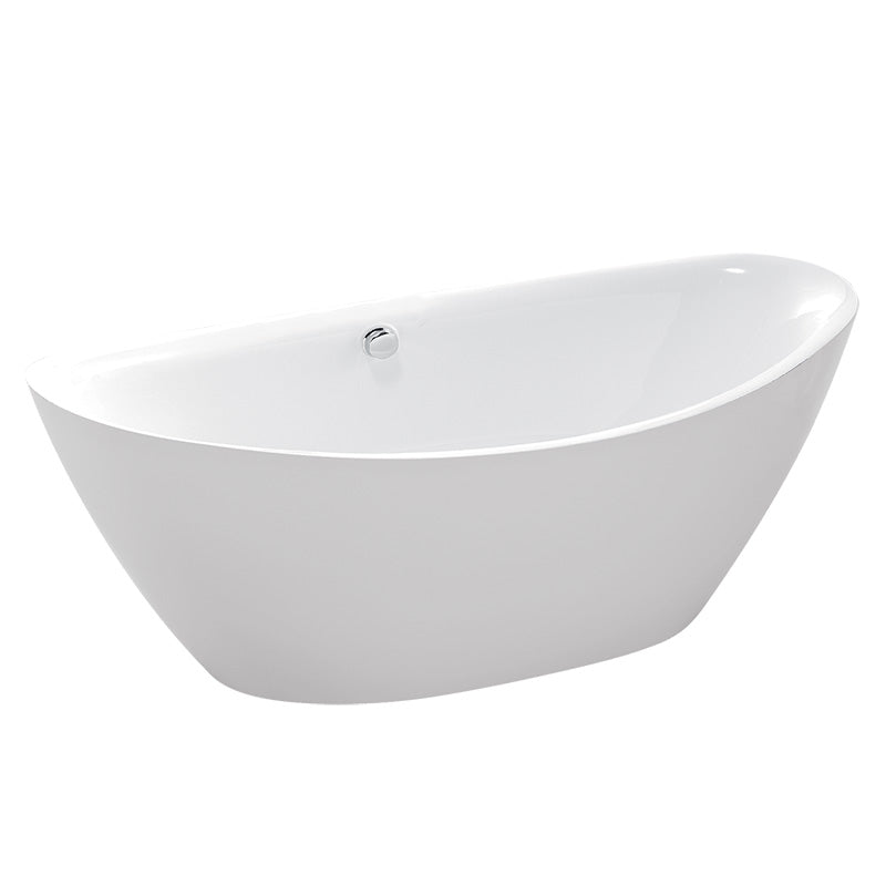 Cada freestanding WELLIS  AREZZO WHITE LUCIOS  180x87x65 cm , acril, scurgere inferioara +preaplin+sifon