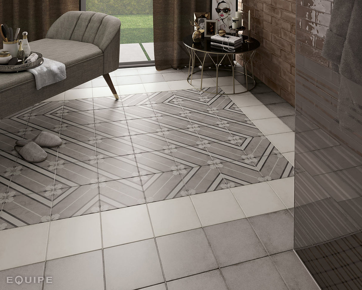 Gresie Equipe, Art Nouveau Grey, Mat, Aspect Uni, 20x20cm