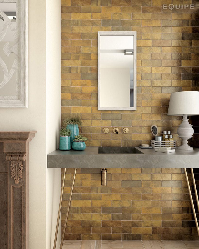 Faianta Equipe, Artisan Gold, Lucios, Aspect Uni, 6,5x20cm