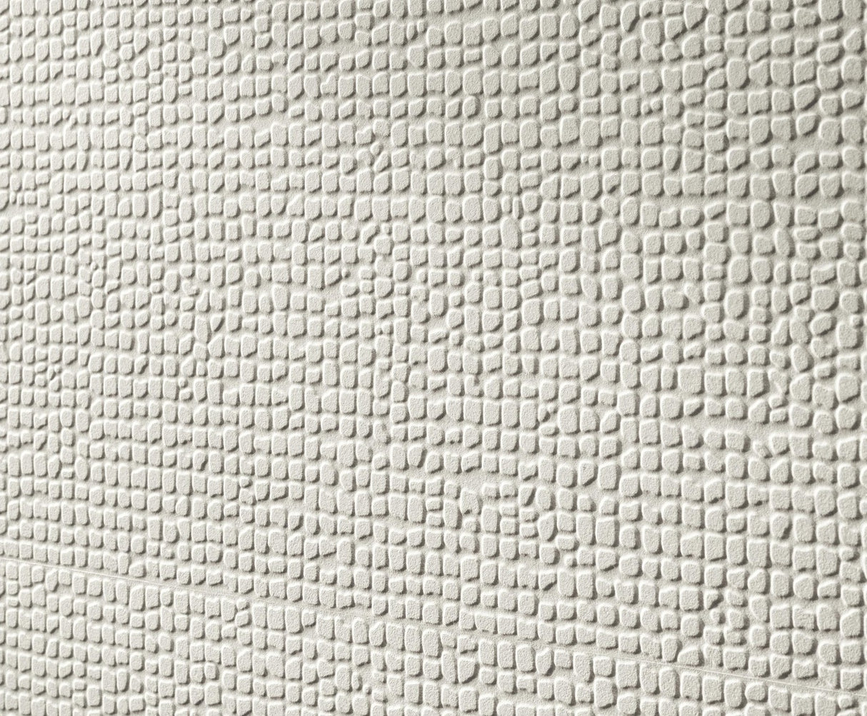 Faianta Atlas Concorde, 3D Wall Carve Squares White, Aspect Uni, Mat, 40x80cm