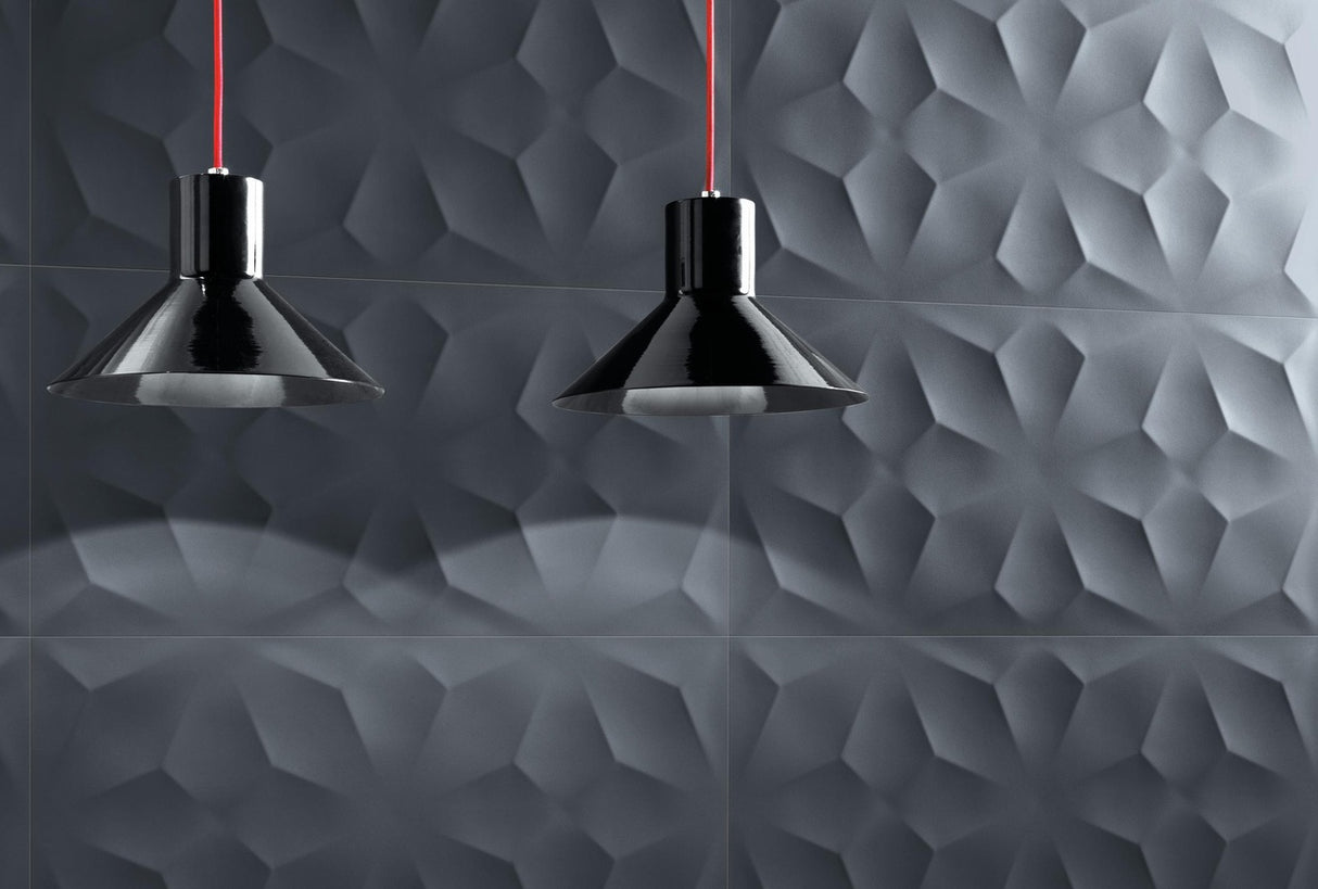 Faianta Atlas Concorde, 3D Wall Design Diamond Night, Aspect Uni, Mat, 40x80cm