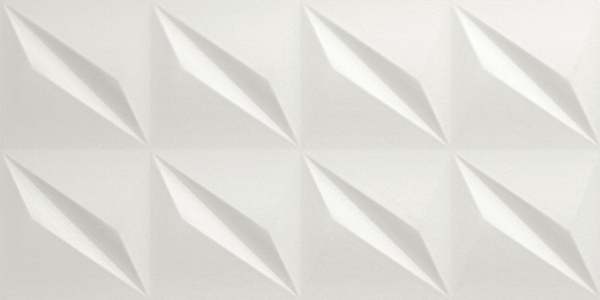 Faianta Atlas Concorde, 3D Wall Design Flash White, Aspect Uni, Mat, 40x80cm