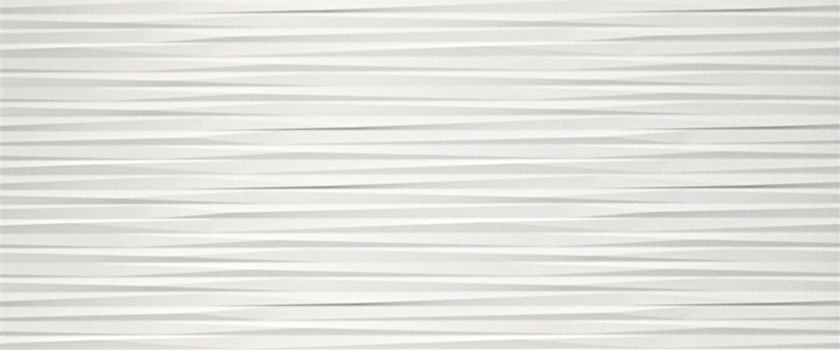 Faianta Atlas Concorde, 3D Wall Design Ultra Blade White, Aspect Uni, Mat, 50x120cm