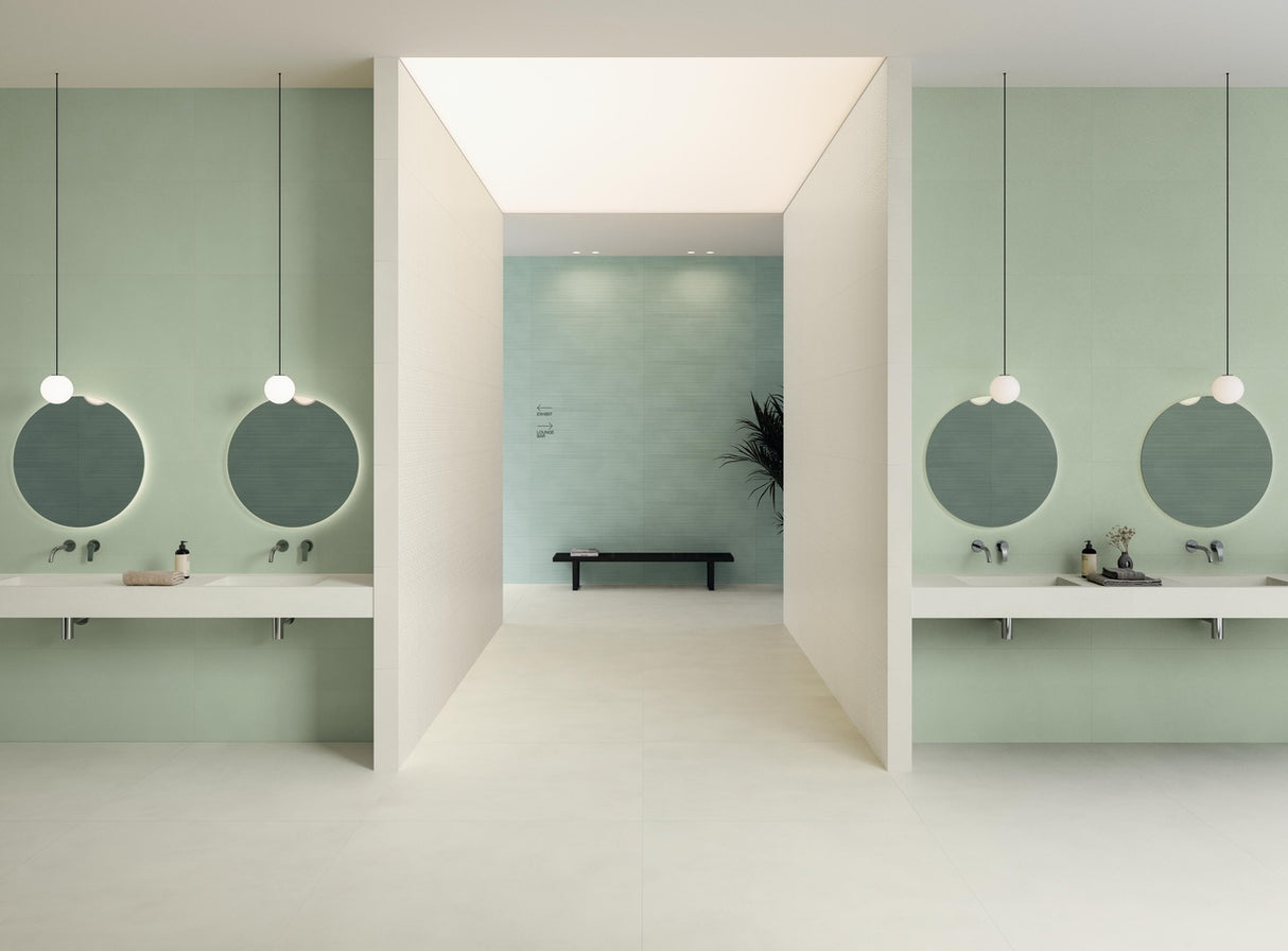 Faianta Atlas Concorde, Boost Color 3D Pleat Jade, Aspect Uni, Mat, 50x120cm