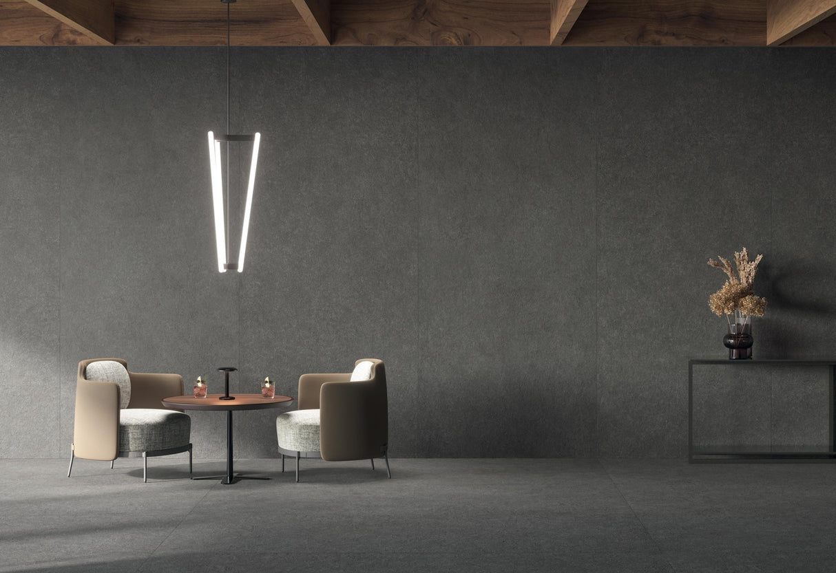 Gresie Atlas Concorde, Boost Mineral Tarmac, Aspect Piatra, Mat, 120x278 cm