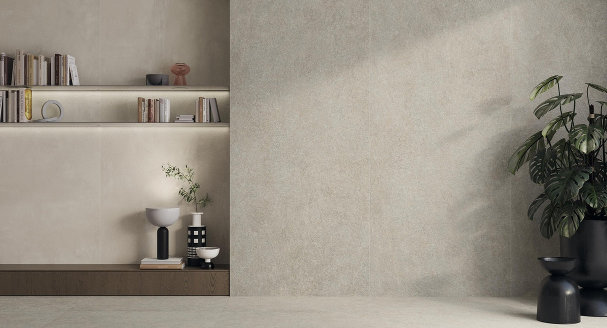 Gresie Atlas Concorde, Boost Mineral Pearl, Aspect Piatra, Mat, 60x60 cm