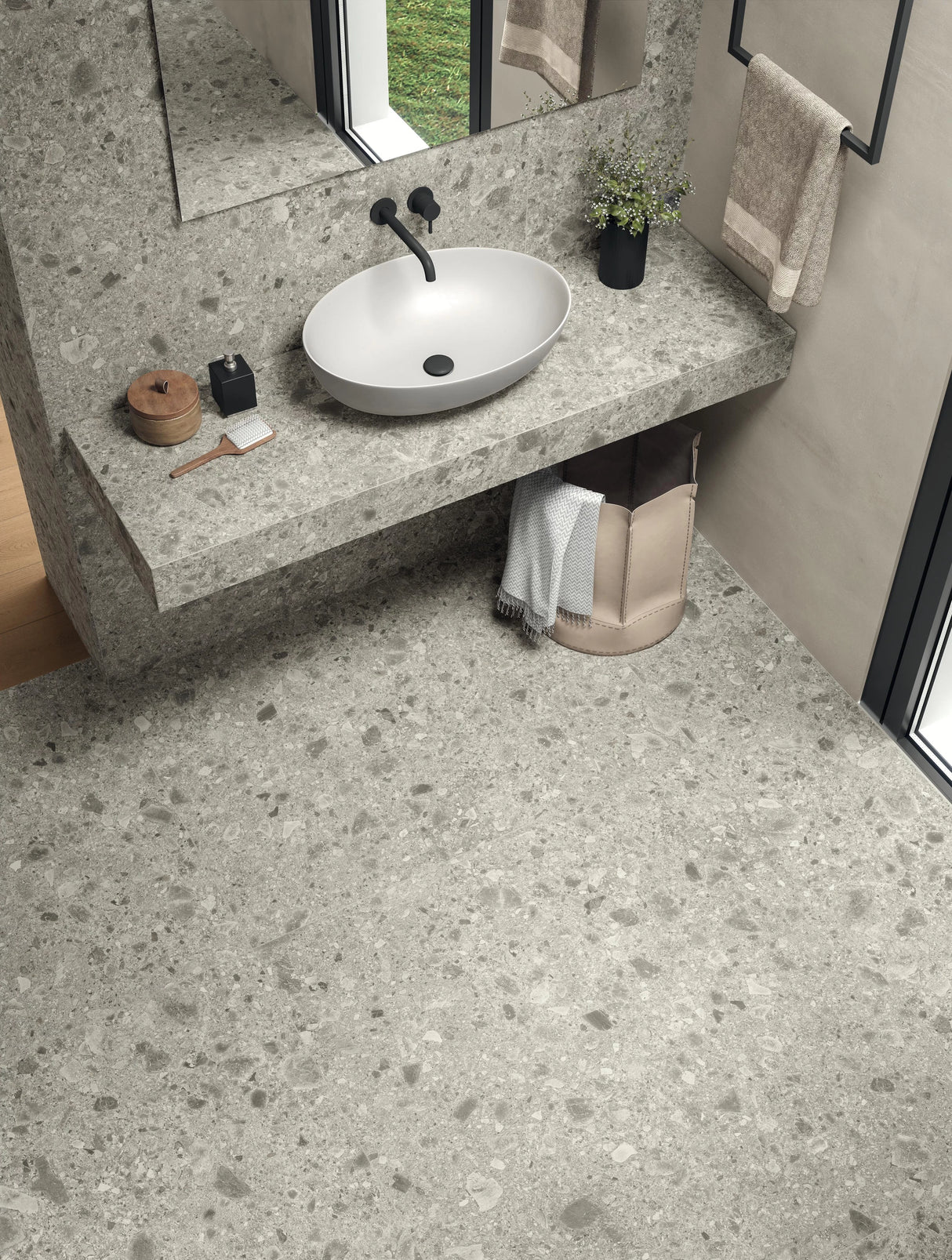 Gresie Atlas Concorde, Boost Mix Pearl Matte, Aspect Piatra, Mat, 60X120Cm