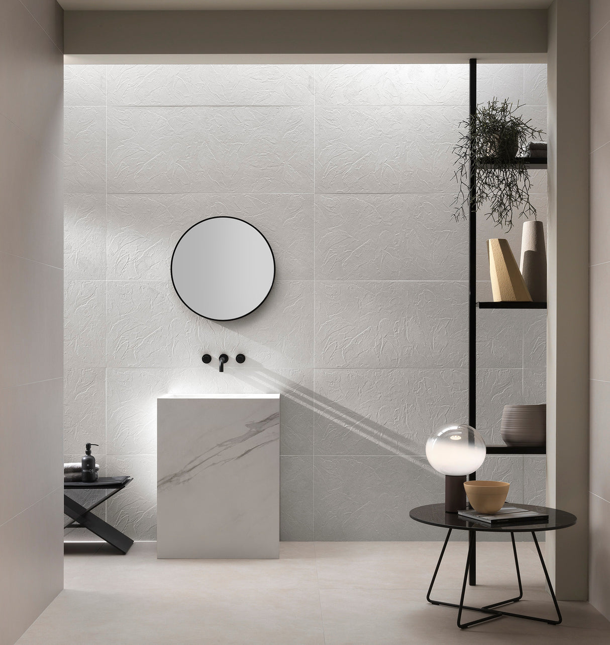 Faianta Atlas Concorde, Boost Natural Pro 3D Craft Salt, Aspect Uni, Mat, 50x120cm