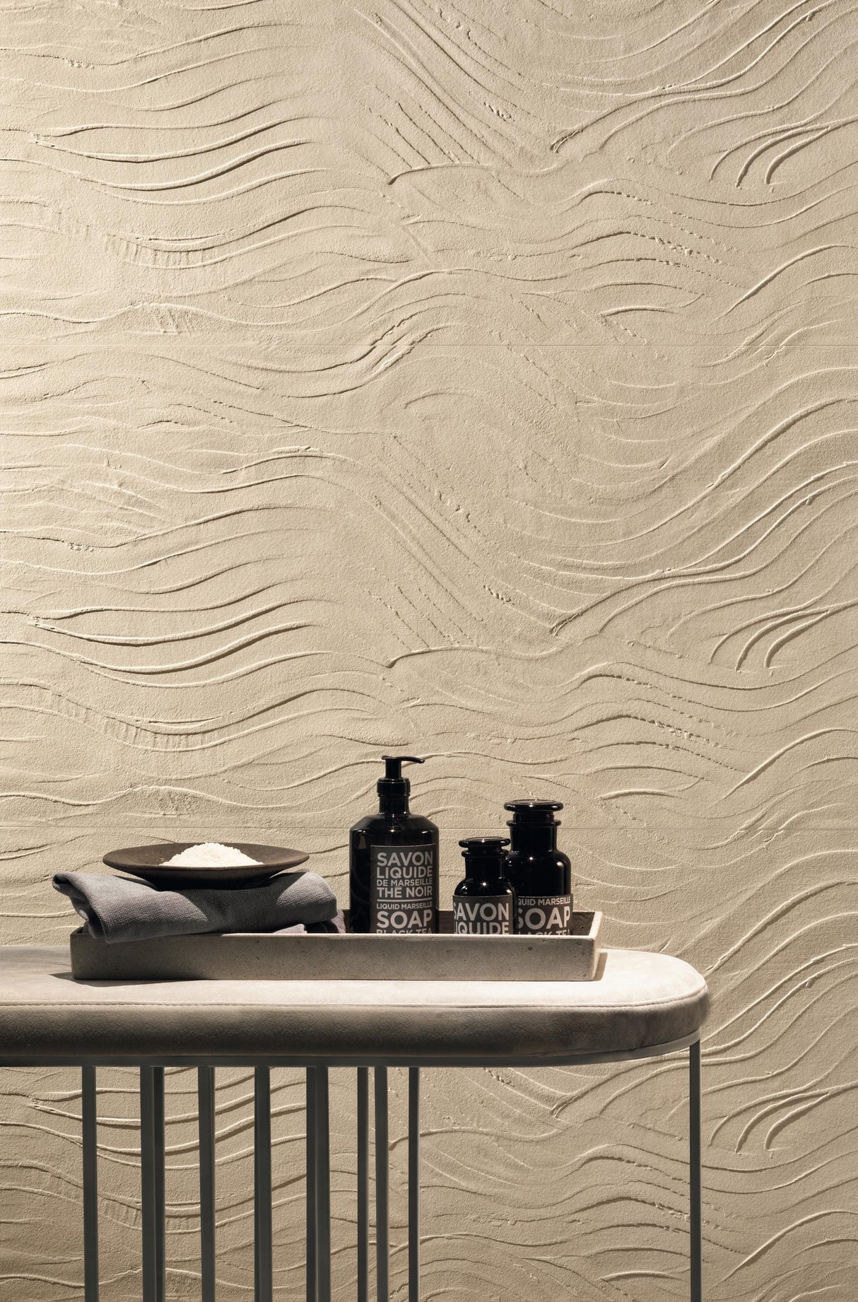 Faianta Atlas Concorde, Boost Natural 3D Wave Kaolin, Aspect Uni, Mat, 50x120cm