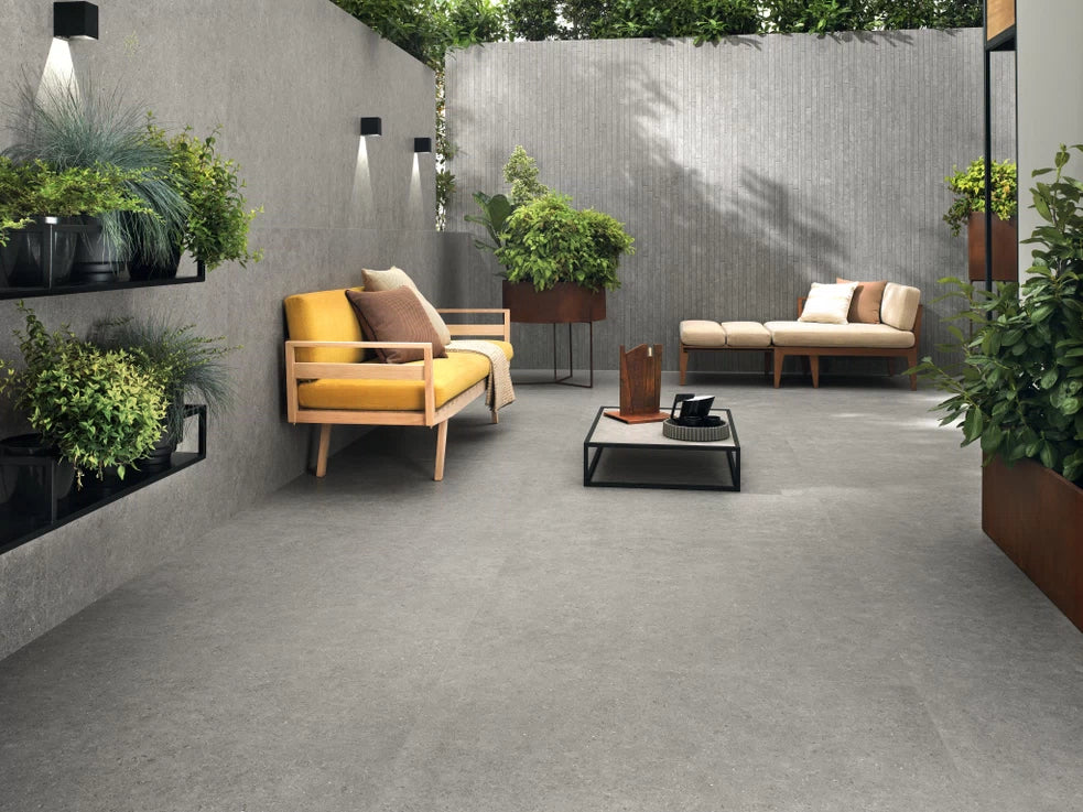 Gresie Atlas Concorde, Boost Stone Grey Matte, Aspect Piatra, Mat, 120X120 Cm