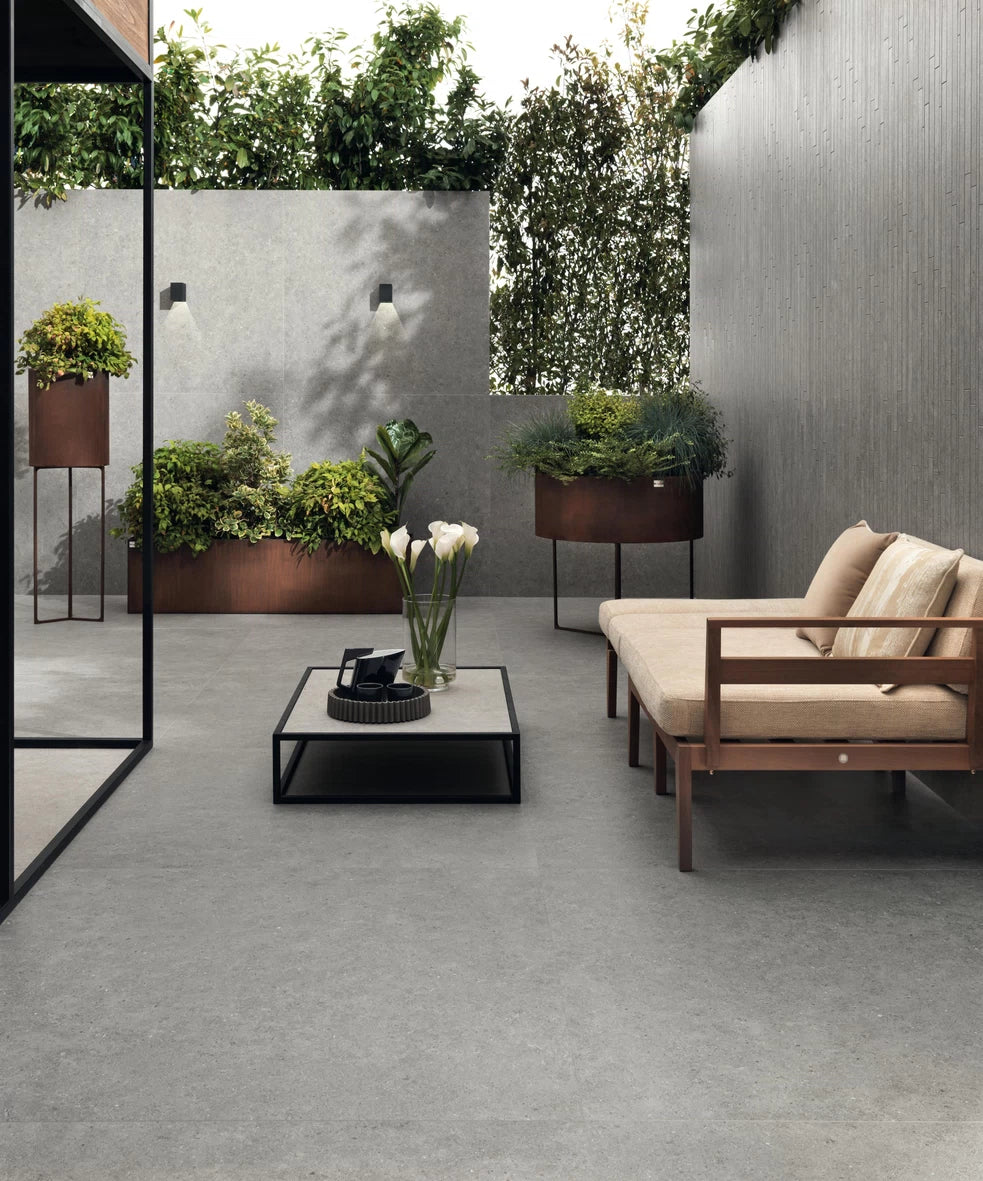 Gresie Atlas Concorde, Boost Stone Grey Matte, Aspect Piatra, Mat, 60X120 Cm