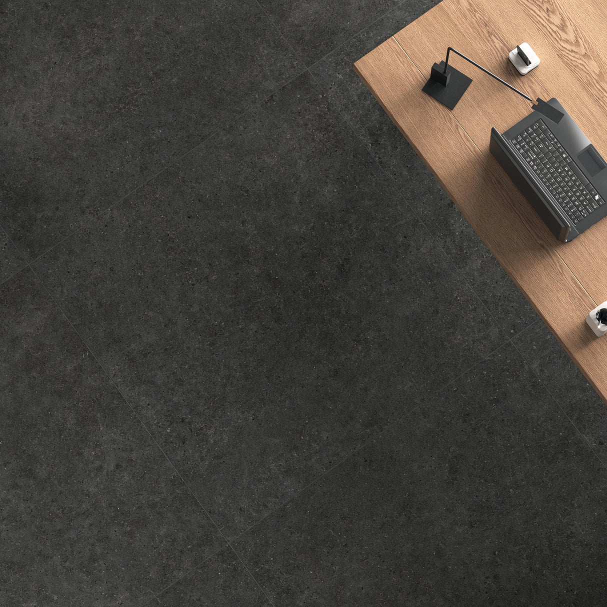 Gresie Atlas Concorde, Boost Stone Tarmac Matte, Aspect Piatra, Mat, 120X120 Cm