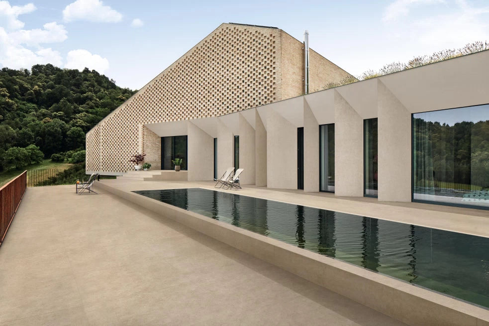 Gresie Atlas Concorde, Boost Stone Cream Matte, Aspect Piatra, Mat, 60X120 Cm