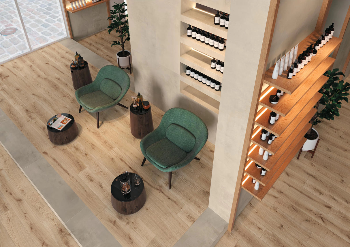 Gresie Atlas Concorde, Exence Vanilla, Aspect Lemn, Mat, 20X120 Cm