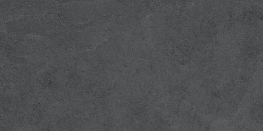 Gresie Atlas Concorde Solution, Impact Graphite, aspect Piatra, Mat, 60x120cm