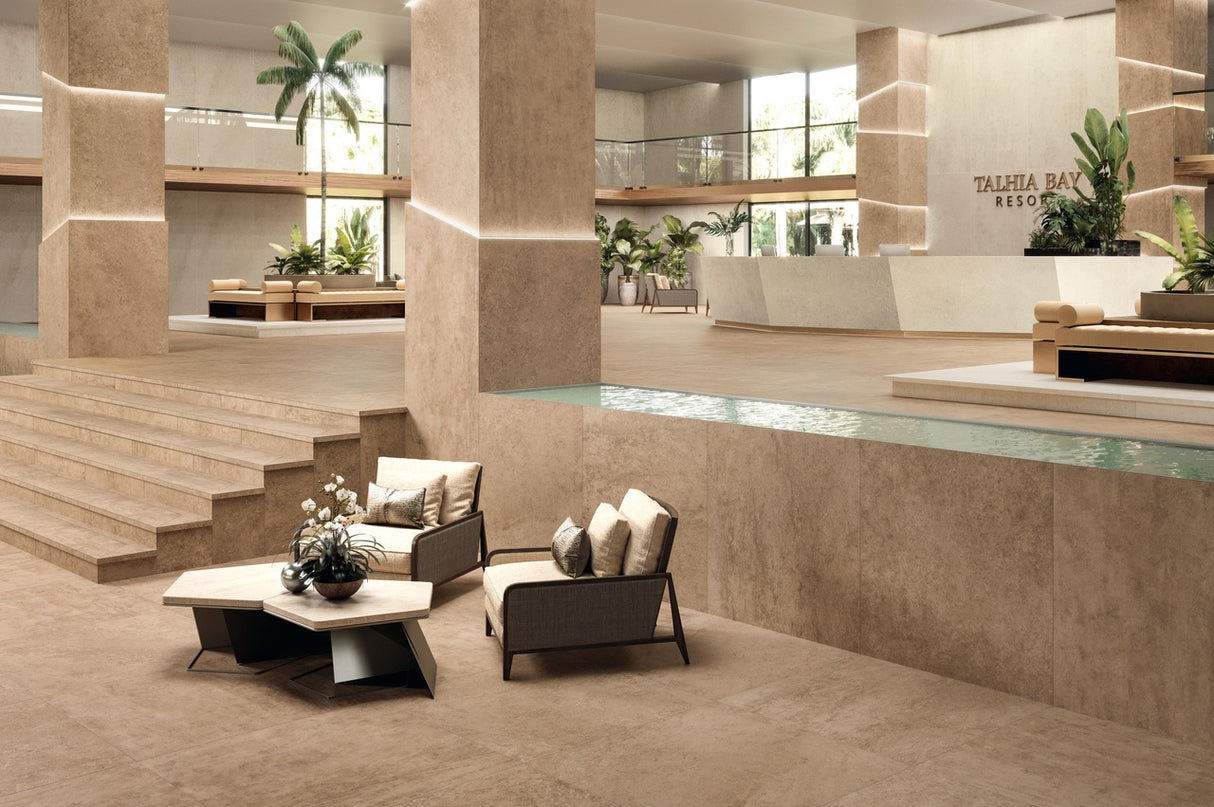 Gresie Atlas Concorde, Lims Desert, Aspect Piatra, Mat, 75x150 cm