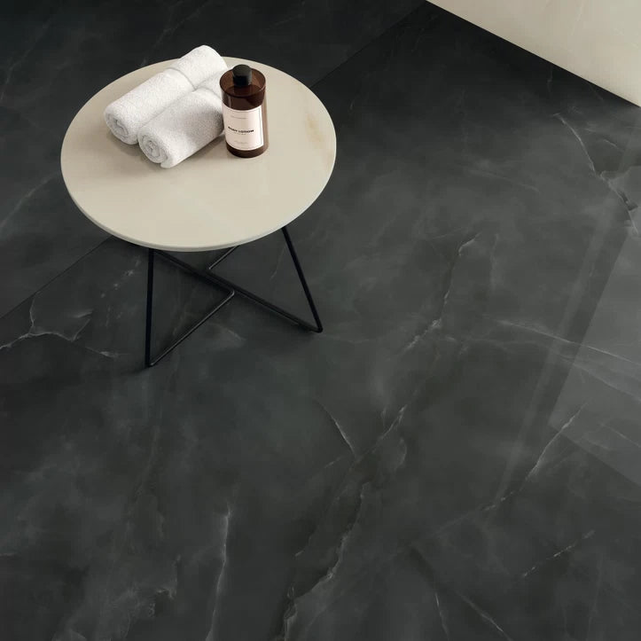 Gresie Atlas Concorde, Marvel Onyx Noir, Aspect Marmura, Lucios, 60X120