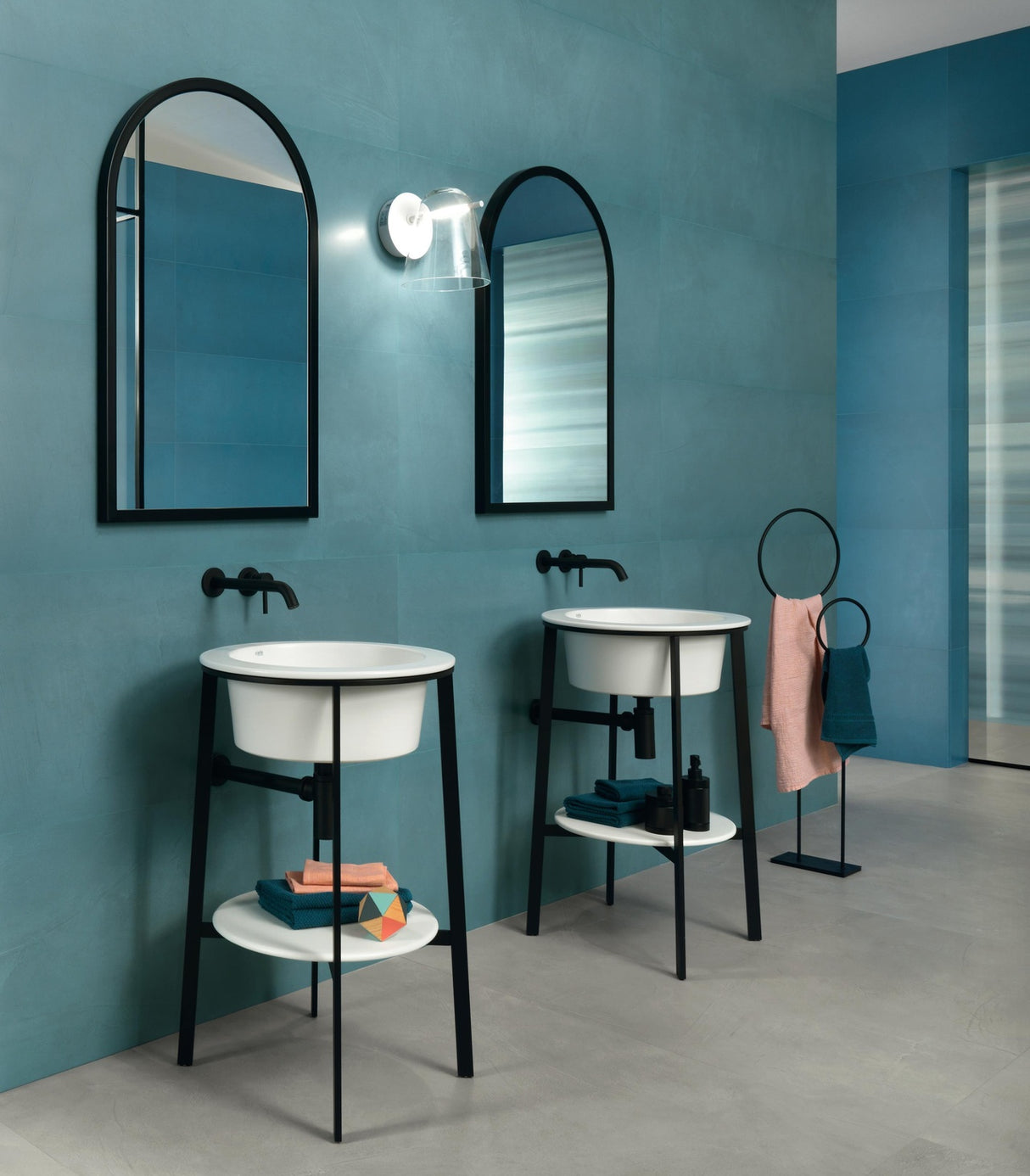 Faianta Atlas Concorde, Prism Dusk, Aspect Beton, Mat, 50x120cm