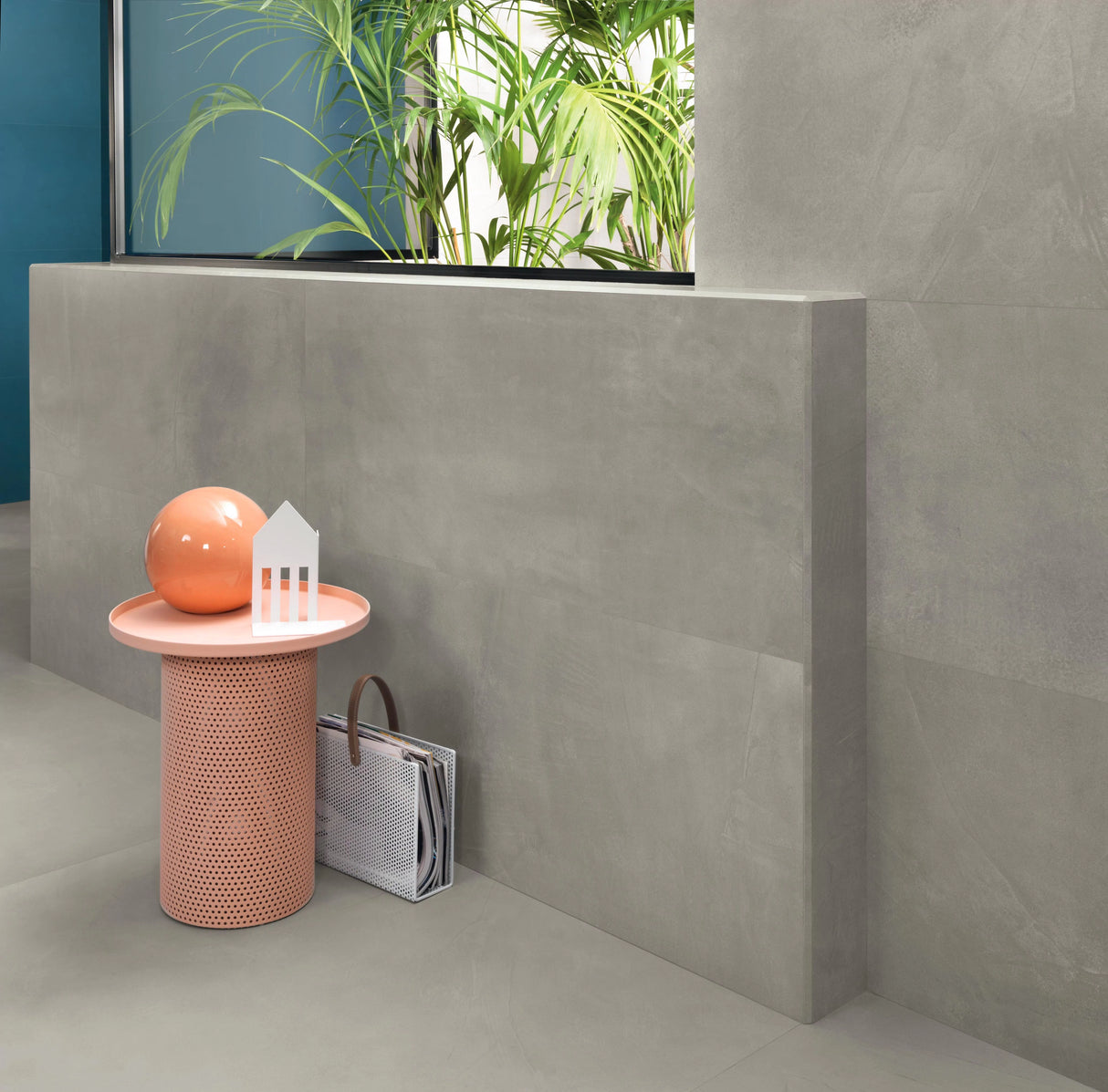 Gresie Atlas Concorde, Prism Cloud, Aspect Ciment, Mat, 60X120  Cm