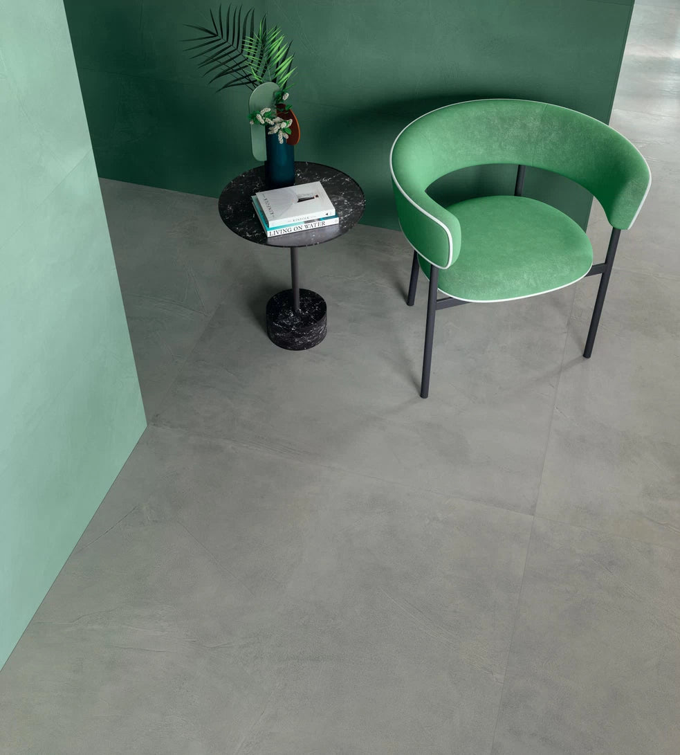 Gresie Atlas Concorde, Prism Fog, Aspect Ciment, Mat, 60X60 Cm