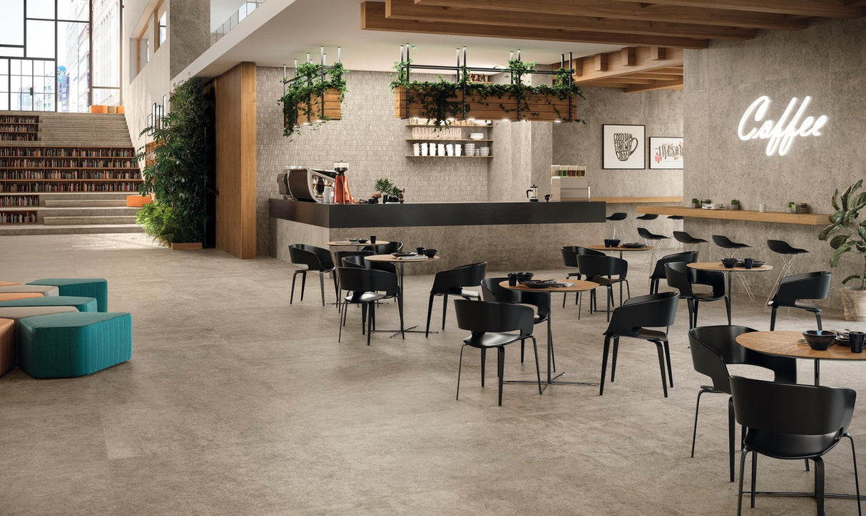 Gresie Atlas Concorde, Lims Grey, Aspect Piatra, Mat, 120x120 cm