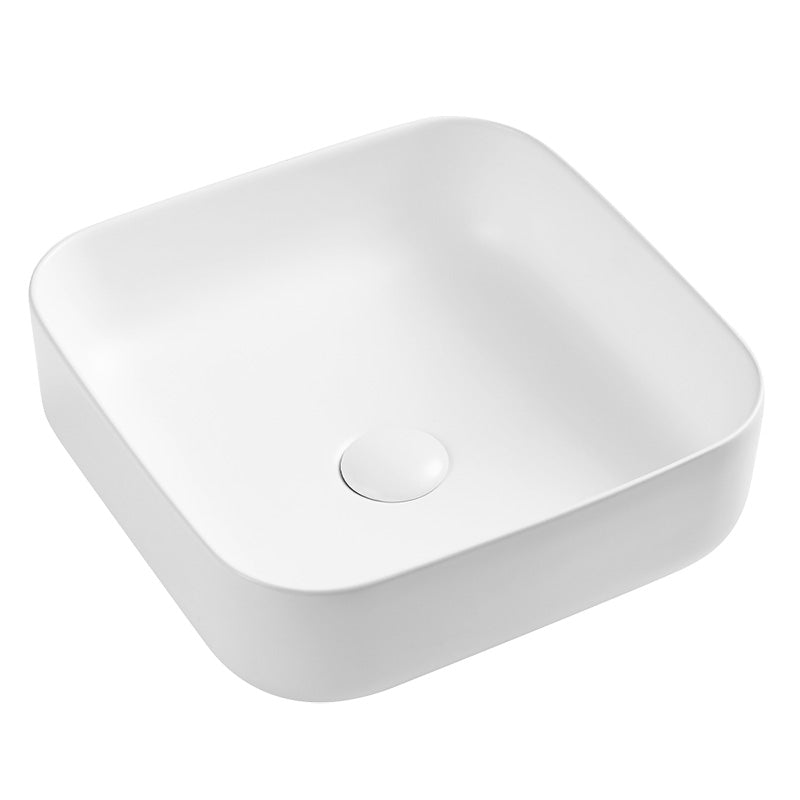 Lavoar pe blat WELLIS AZALEA , alb mat, 39x39x13 cm