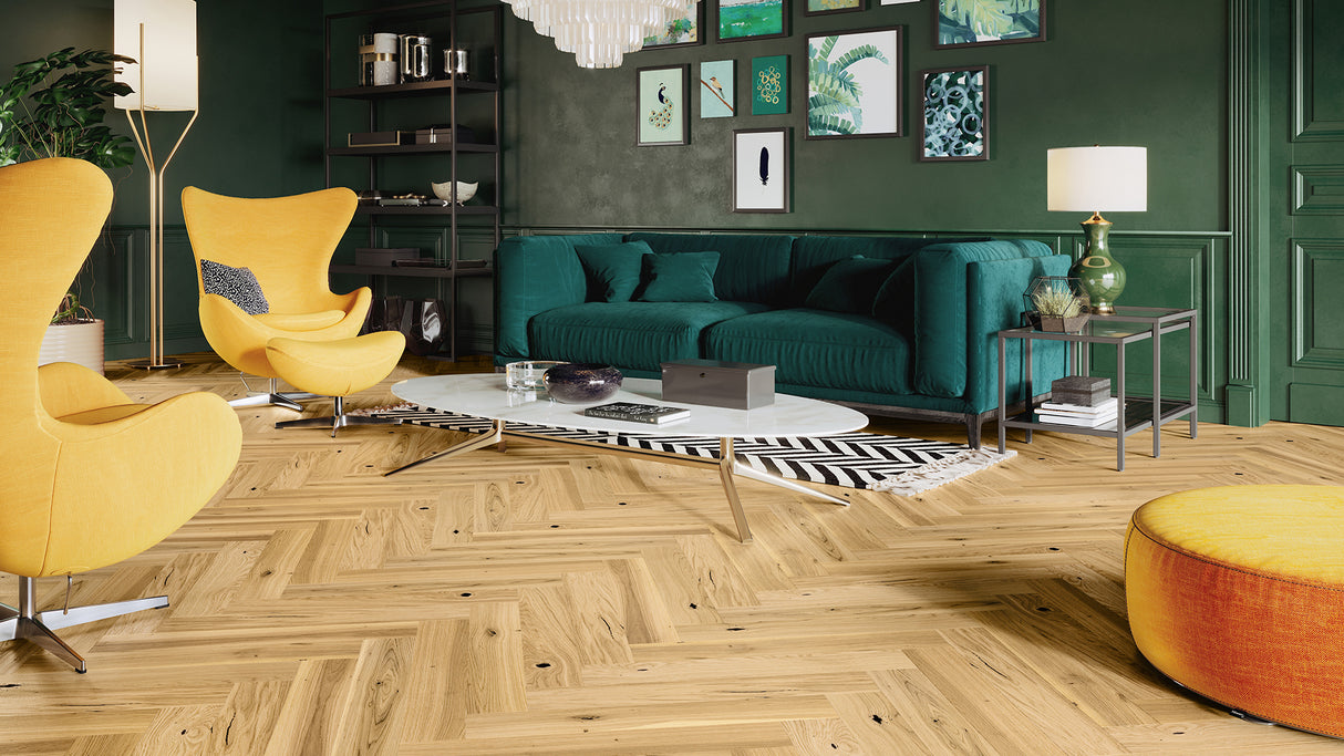 Parchet Barlinek Triplu Stratificat Ramsey Herringbone 110